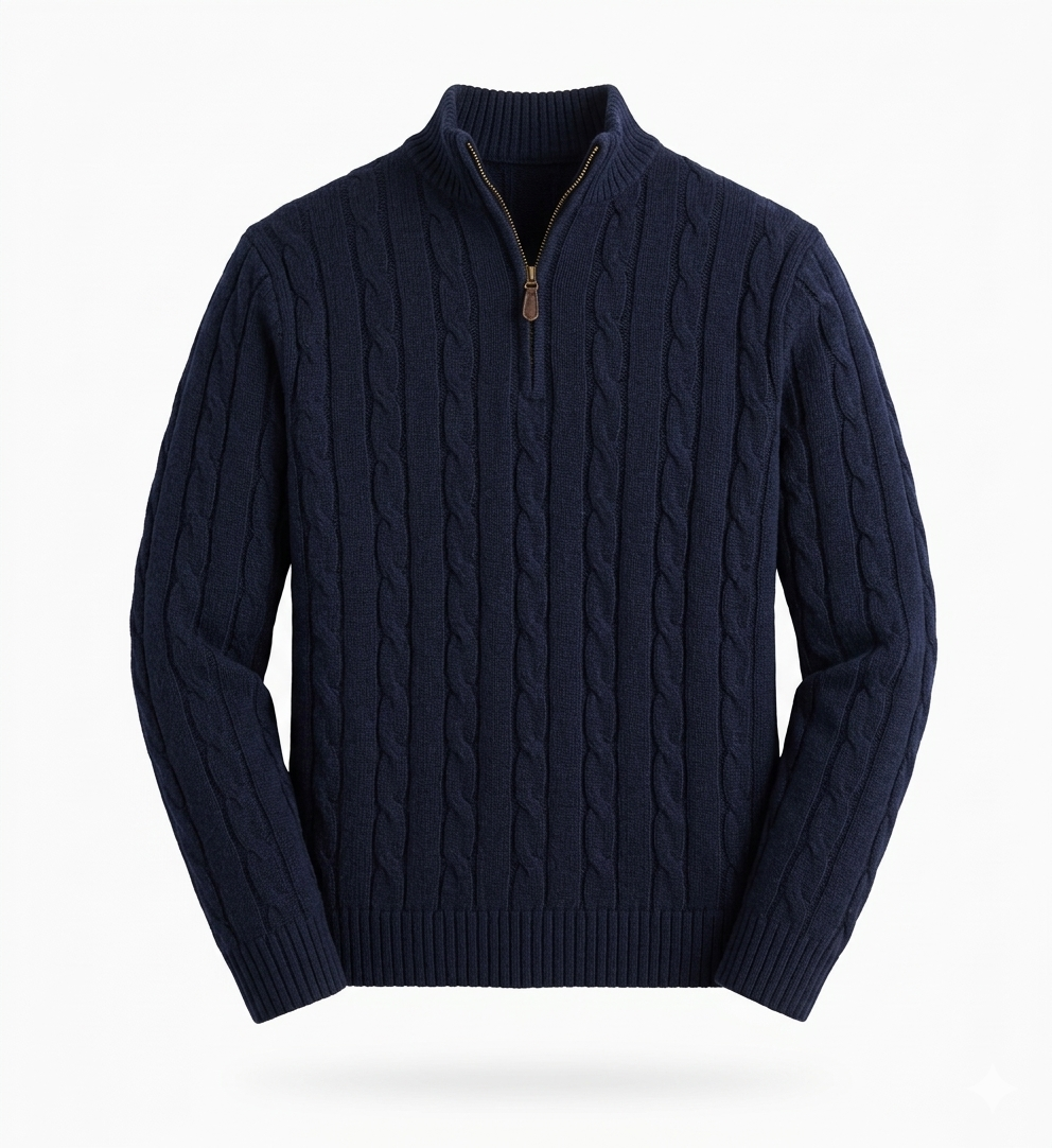 The Valmont Quarter-Zip Sweater