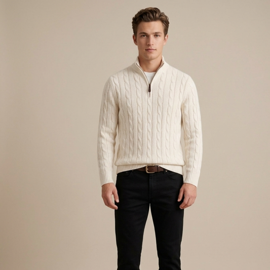 The Valmont Quarter-Zip Sweater