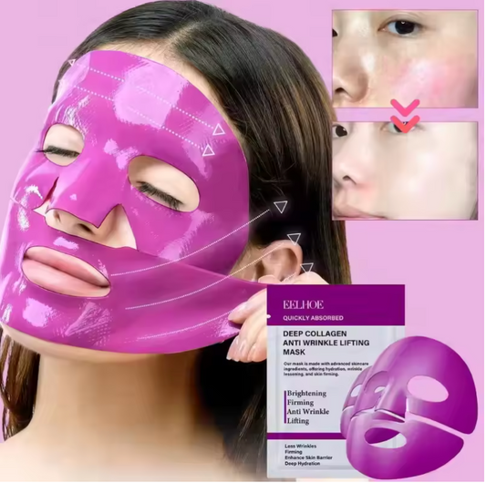 3 Pack Collagen Anti Wrinkle Facial Mask
