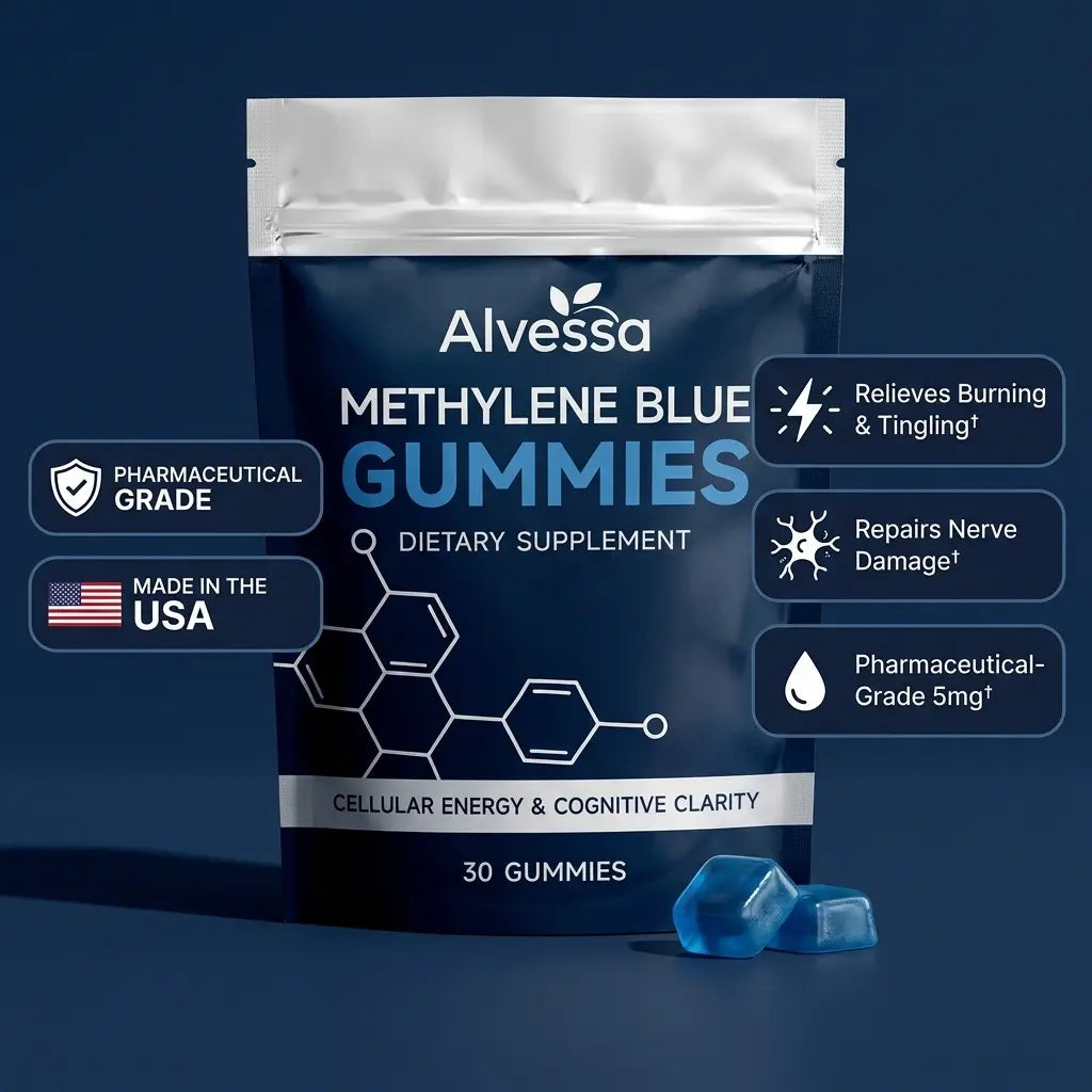 Methylene Blue Gummies for Cellular Energy & Clarity